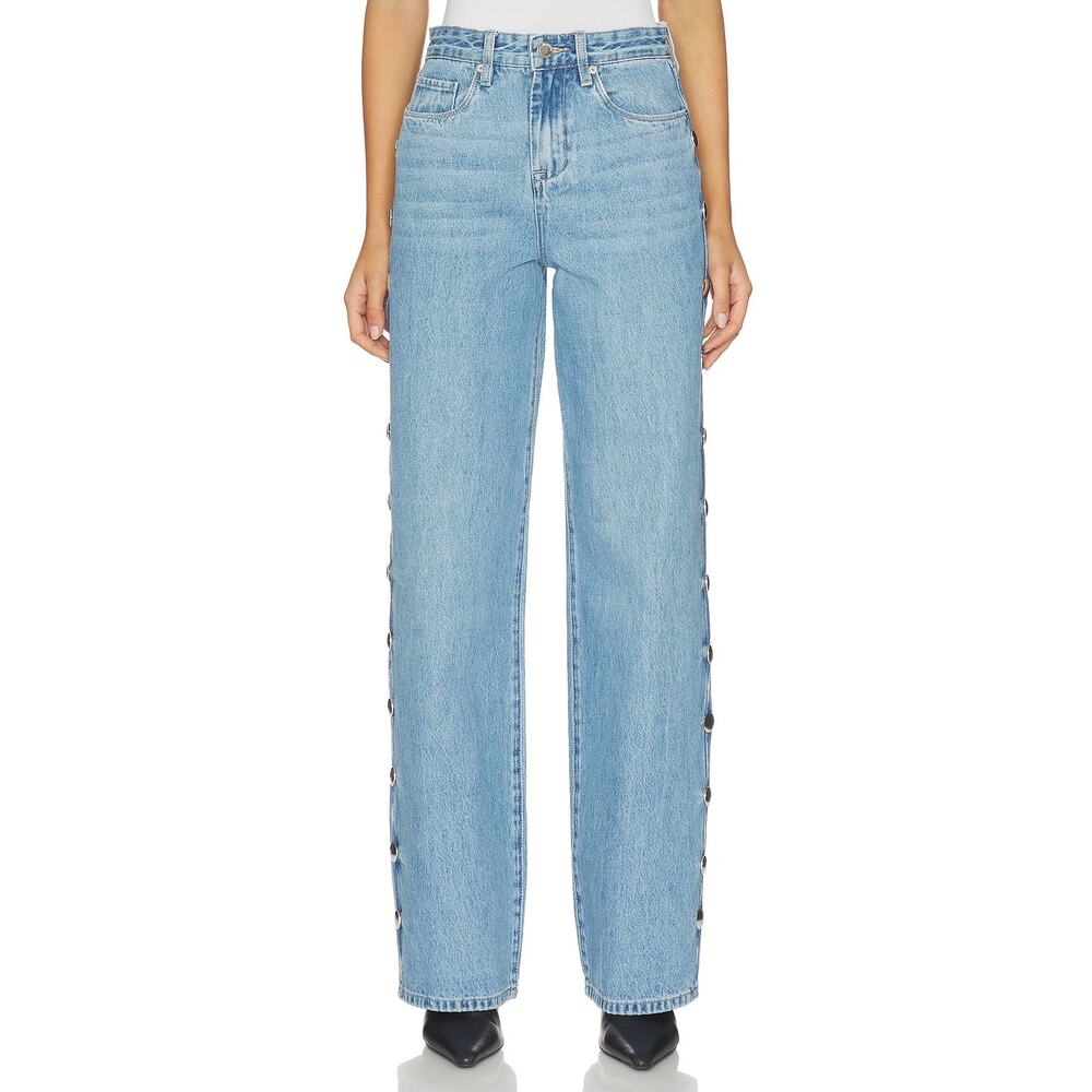 BLANKNYC The Franklin Wide Leg Studded Jeans Size 30 Y2K 90s Glam - Picture 14 of 16
